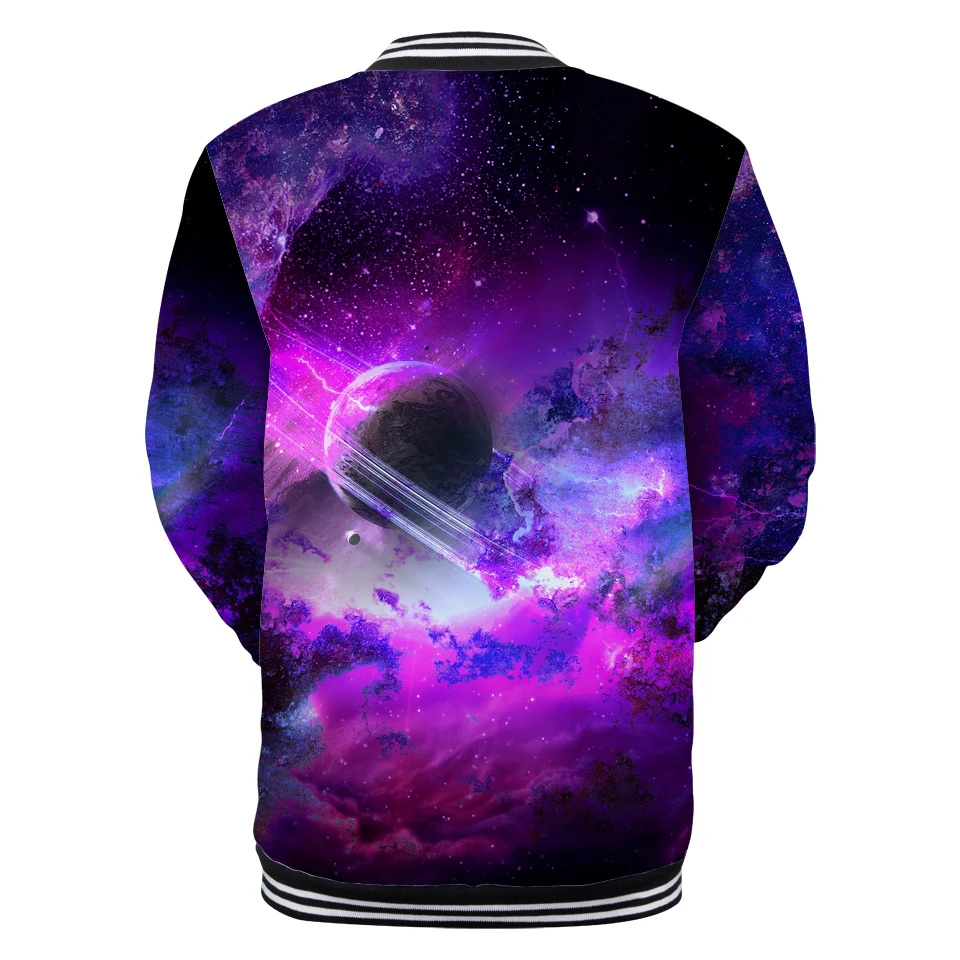 

3D Print Cool Star Sky Baseball Jacket Women Fashion Casual Winter Jacket Funny Hip Hop Cool Baseball Jacket Clothes