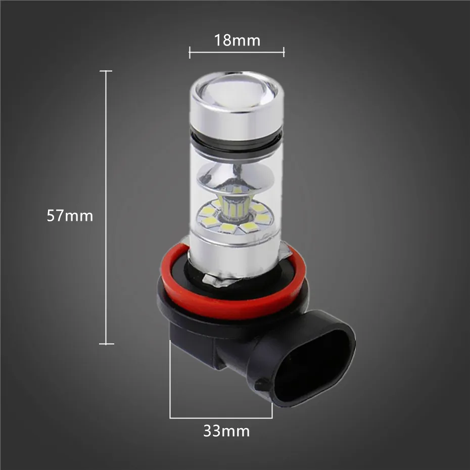 2 шт. белые светодиодные лампы H8 H11 высокой мощности 100 Вт|car light source|h11 100wh8 h11 |