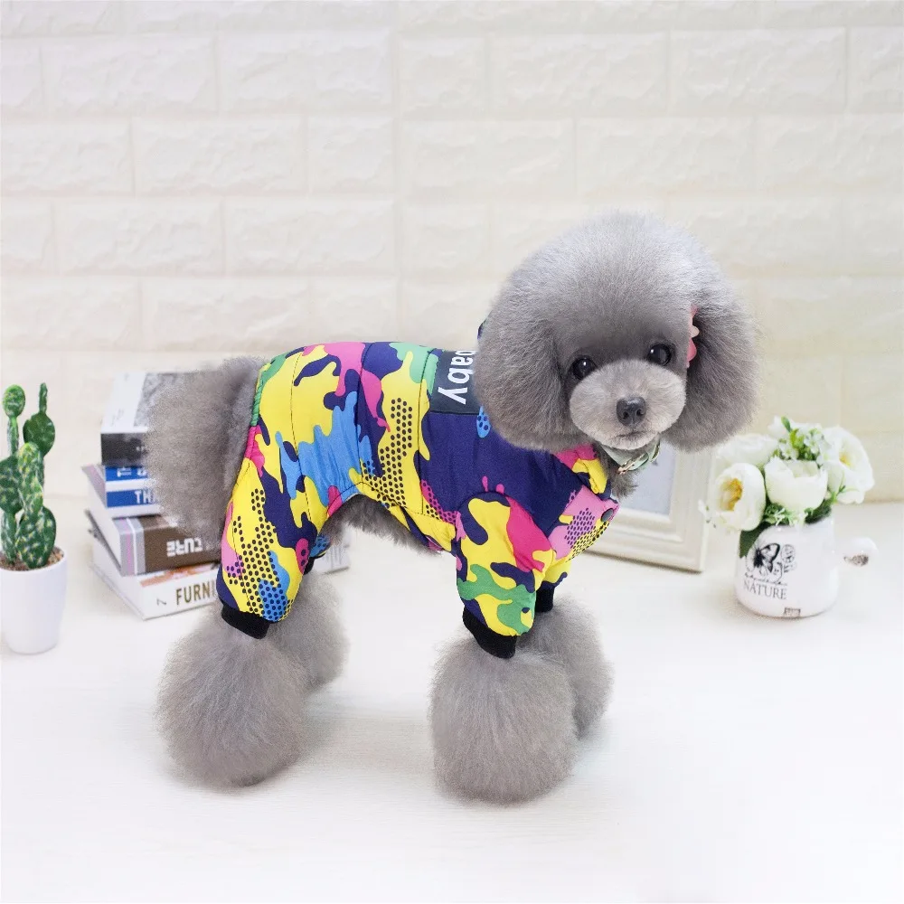 Новинка зимний комбинезон FK3 для чихуахуа Тедди|winter dog jumpsuit|dog jumpsuitjumpsuit for |