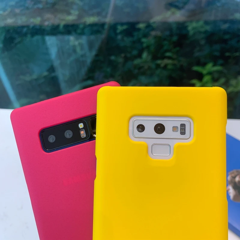 Цветной Матовый Жесткий пластиковый Чехол из поликарбоната для Samsung Galaxy S8 S9 S10 S20