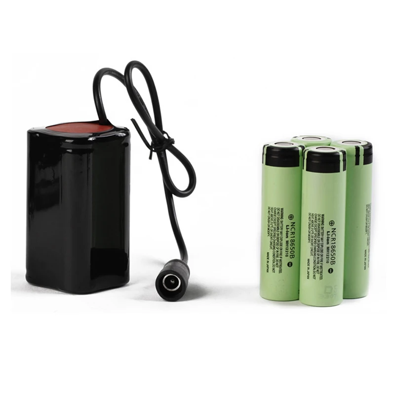 8 4 V 6400mAh перезаряжаемый аккумулятор 4x18650 для фары велосипеда велосипедные