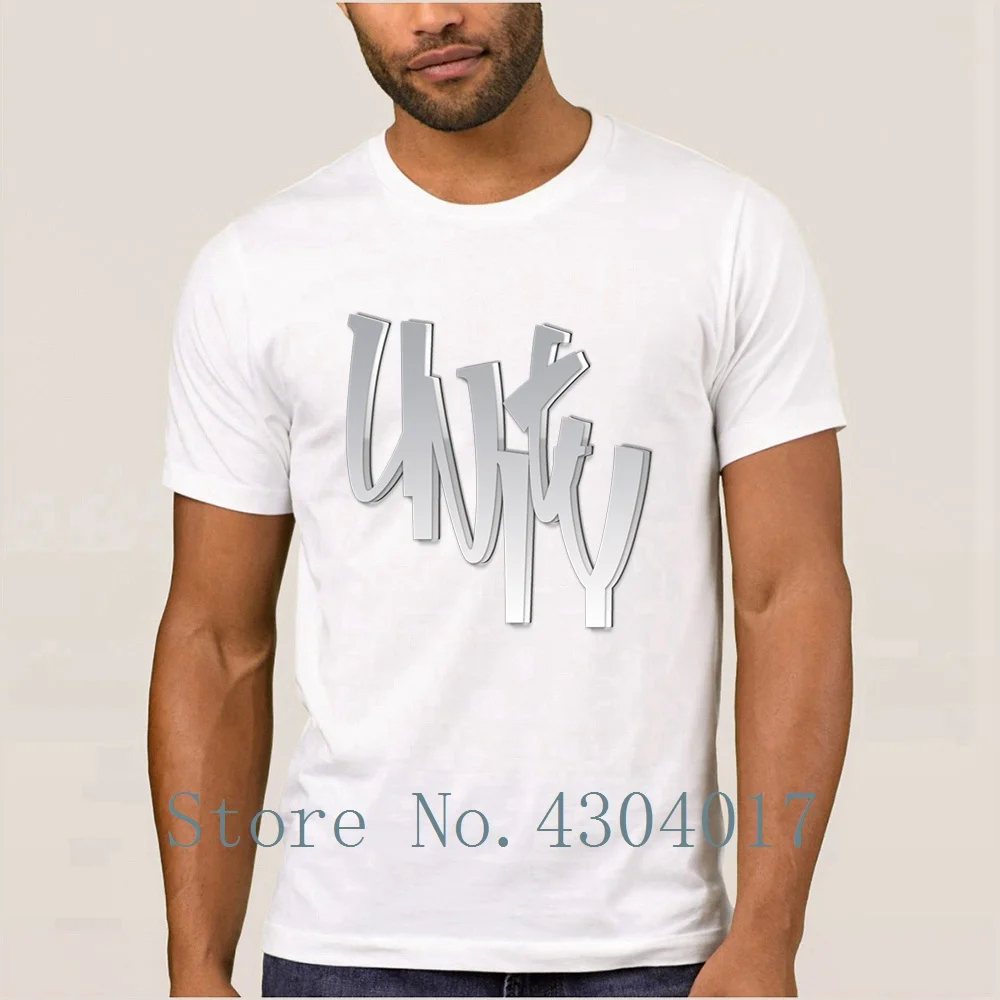 Unity футболка для мужчин с коротким рукавом Новинка Crazy уличная одежда Camiseta
