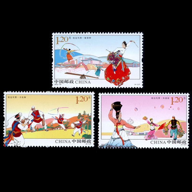 Феникс Старый город Древние китайские здания 3 шт. печать в 2009 году все новые для