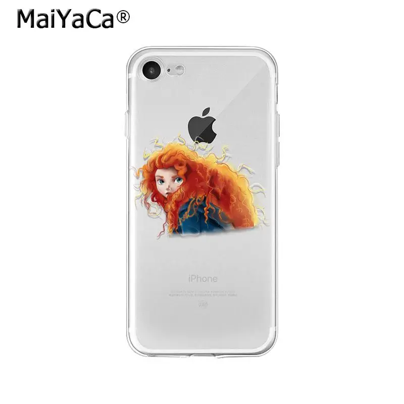 Мягкий силиконовый чехол для телефона MaiYaCa Brave Merida Princess из ТПУ iPhone X XS MAX 6 6S 7 7plus 8 8Plus