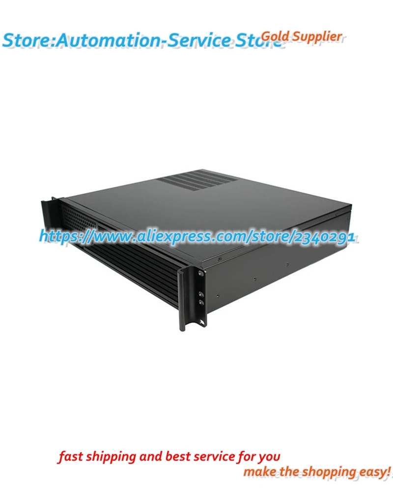 2U 239L-1 CASE Industrial Control Equipment Chassis Aluminum Server Panel Support ATX Motherboard PC Power Supply | Электроника