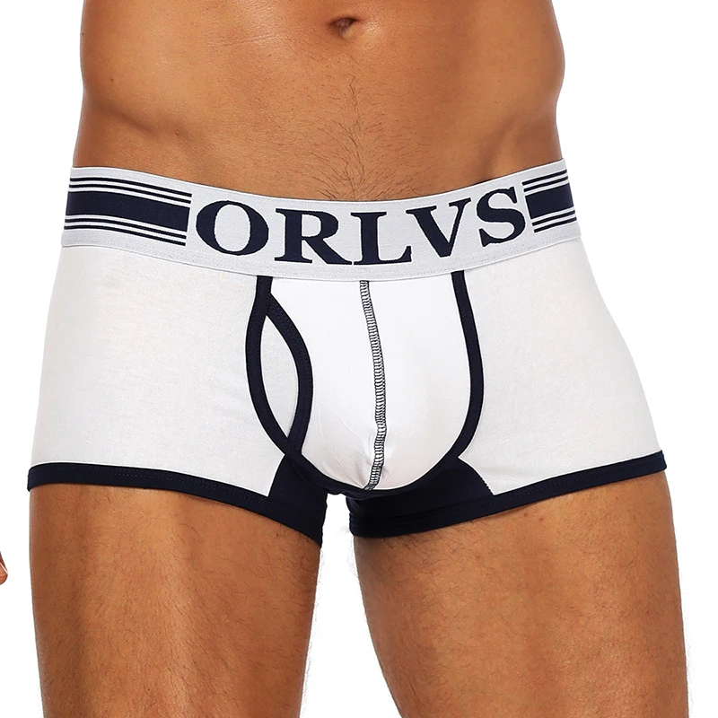 ORLVS боксеры мужское нижнее белье cueca masculina boxershorts мужские сексуальные calzoncillos