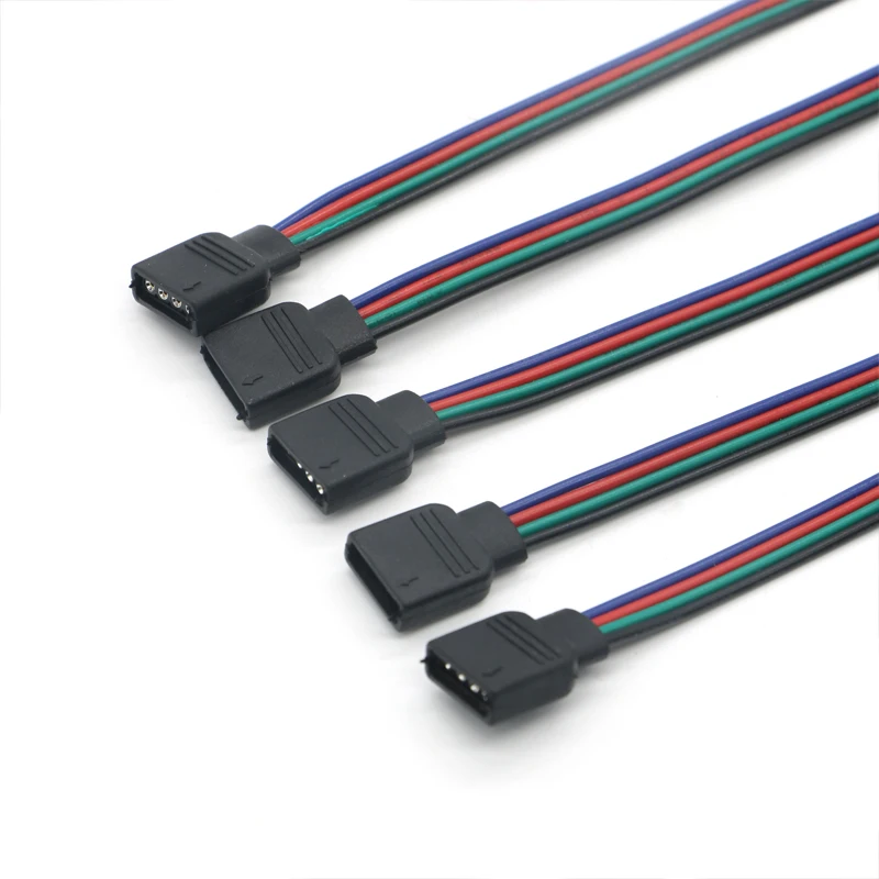 SZYOUMY 15 см 4 контактный разъем провода кабеля для светодиодной ленты 5050 5630 5730 RGB