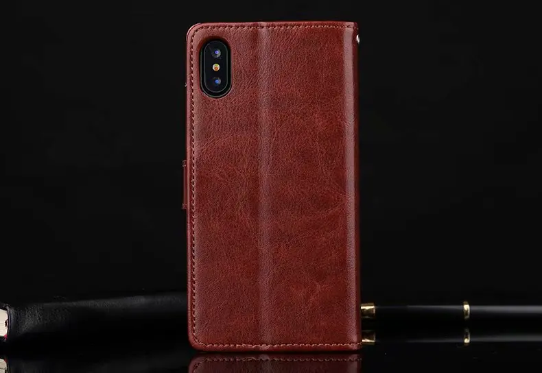 Роскошный кожаный чехол-книжка для iPhone X, XR, XS, 5, 5S, SE, 5C, 6, 6 S, 6, 7, 8 Plus, 11 Pro Max, чехол-книжка, чехол-кошелек, чехол для сотового телефона