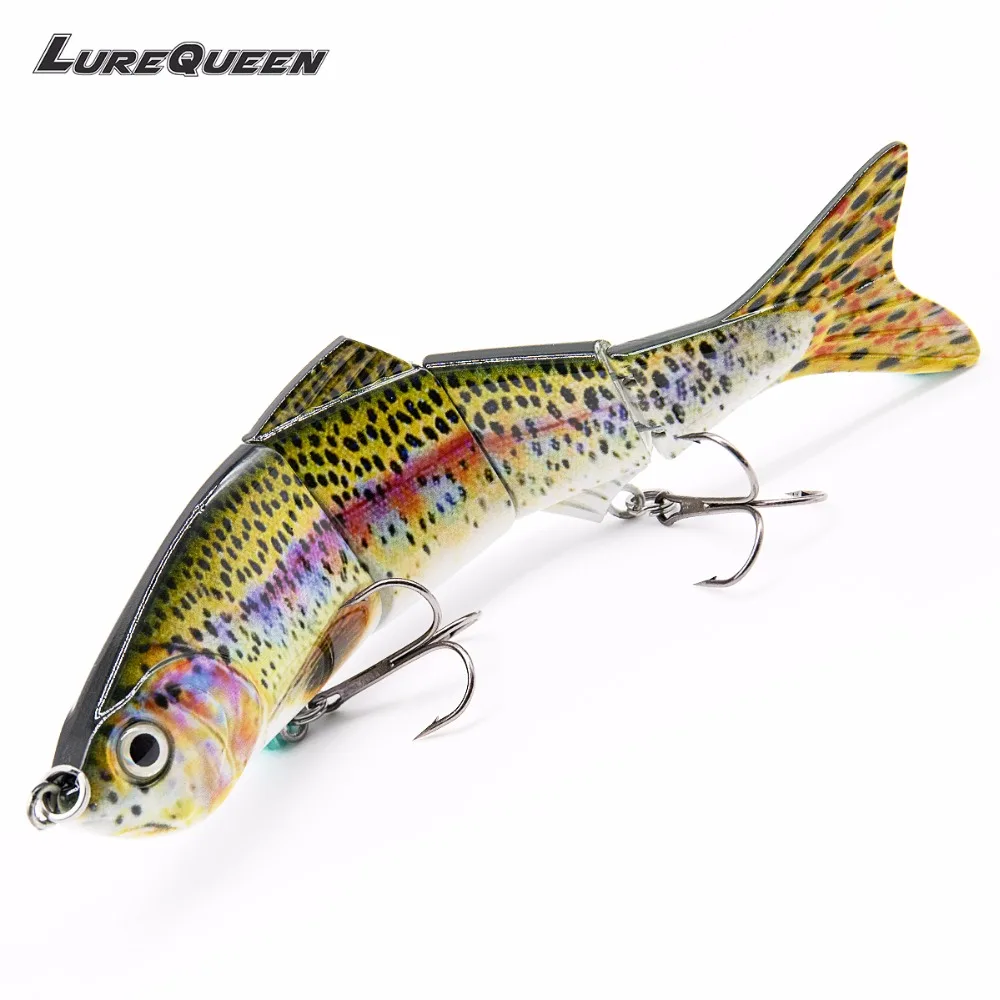 5 шт./лот 15 см 34 г 4 сегментов Swimbaits воблеры большая игра рыболовные приманки