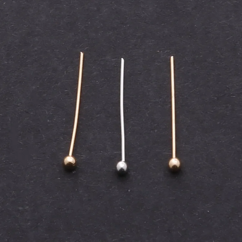 Лидер продаж 1000 шт. 0.5x16мм позолоченные шариковые булавки с античным родием/KC