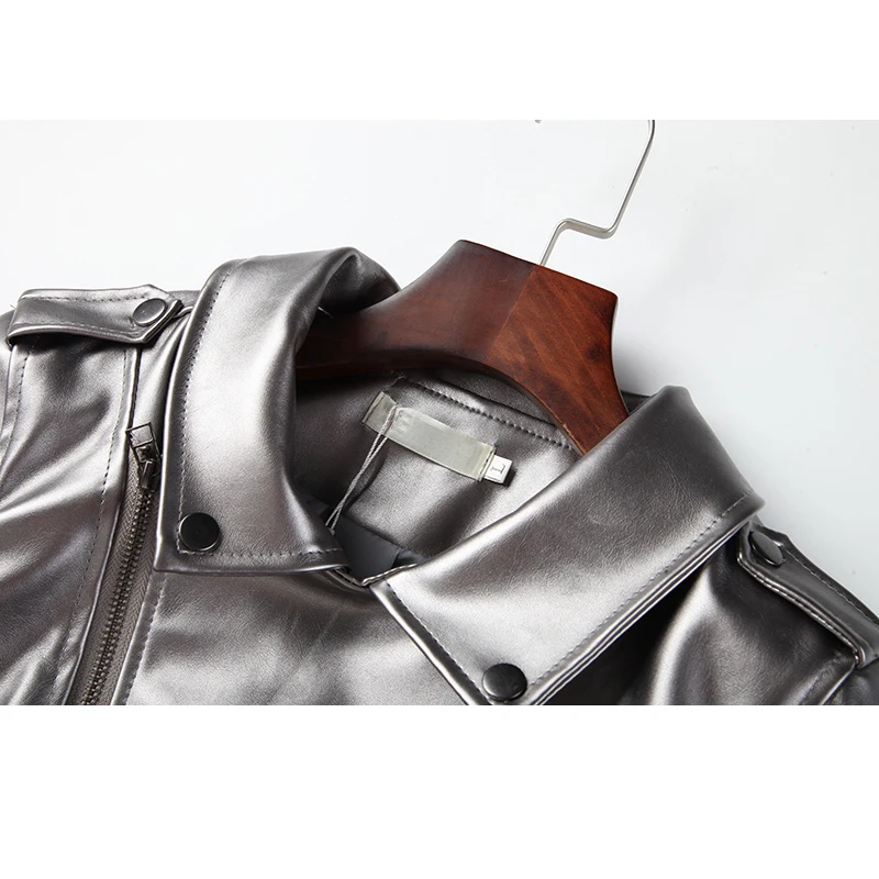 2018 новые осенние женские байкерские пальто и куртки из искусственной кожи