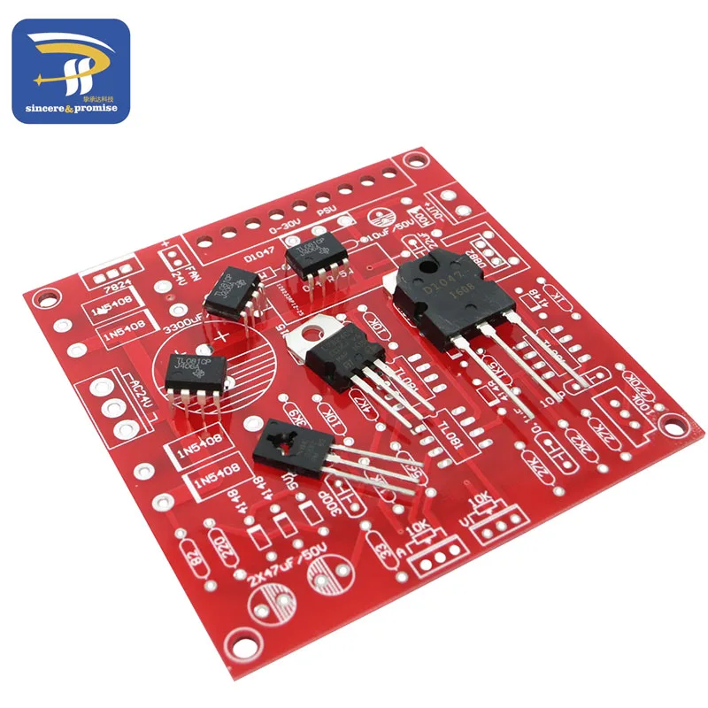 0 30 в 2mA 3A постоянно Регулируемый DC источник питания DIY Kit защита от короткого