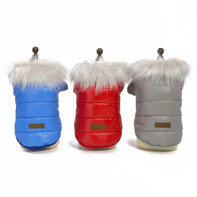 Warm Dog Clothes For Small Dog Windproof Winter Pet Dog Down Padded Clothes Puppy Outfit Yorkie Chihuahua Clothing Jacket&Coat