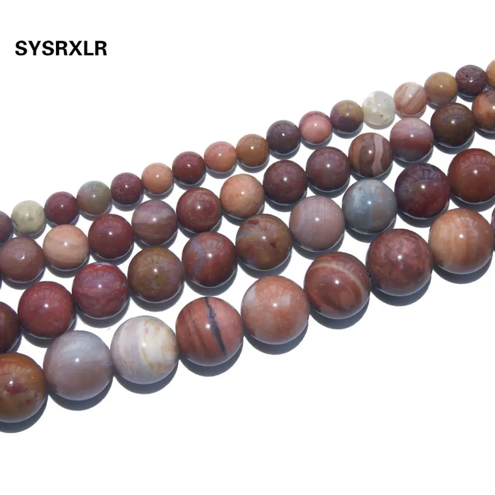 Круглые свободные шарики из натурального розового огорченного дерева для