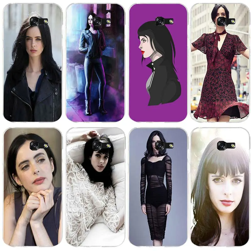 Мягкие чехлы для телефонов Samsung Galaxy S2 S3 S4 S5 Mini S6 S7 S8 S9 S10 Lite Edge Plus Note 4 5 8 9 Krysten Ritter jessica