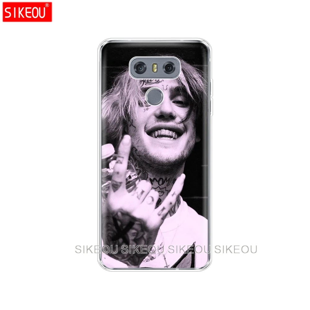 Силиконовый чехол для телефона LG G7 Q8 Q6 G6 MINI G5 V30 V7 V9 k10 k8 X POWER 2 Lil Peep|Бамперы| |