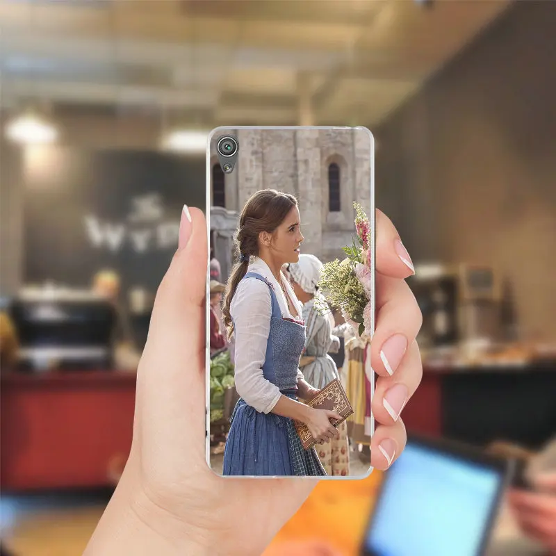 Beauty Girl and Beast Rose Soft TPU Silicone Phone Cases For Sony Xperia XZ Z Z1 Z2 Z3 Z4 Z5 Compact M2 M4 M5 E3 E5 T3 XA Case | Мобильные