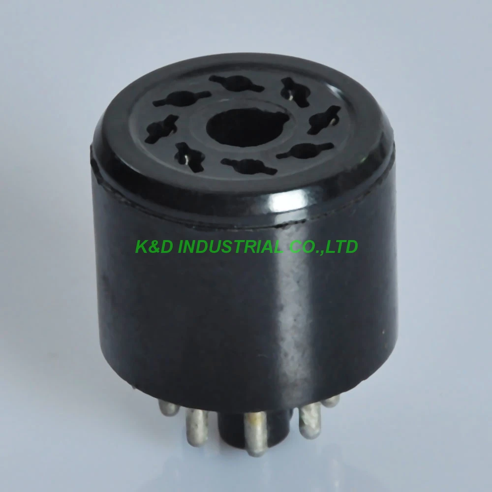 2 шт 8Pin Noval вакуумный бакелитовый пробоотборник разъем тестирования 6L6 6V6 6SN7 EL34 KT88 6550 ламповый усилитель части