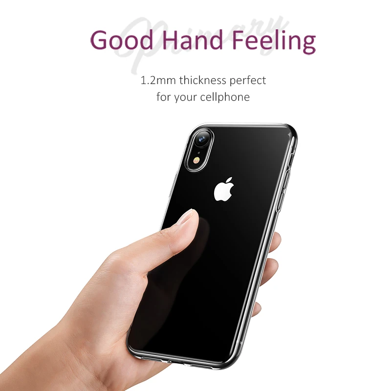 USAMS TPU чехол для iPhone XR X XS Max Прозрачный 7 8 6 5s SE 11 pro max ультра тонкий задней панели