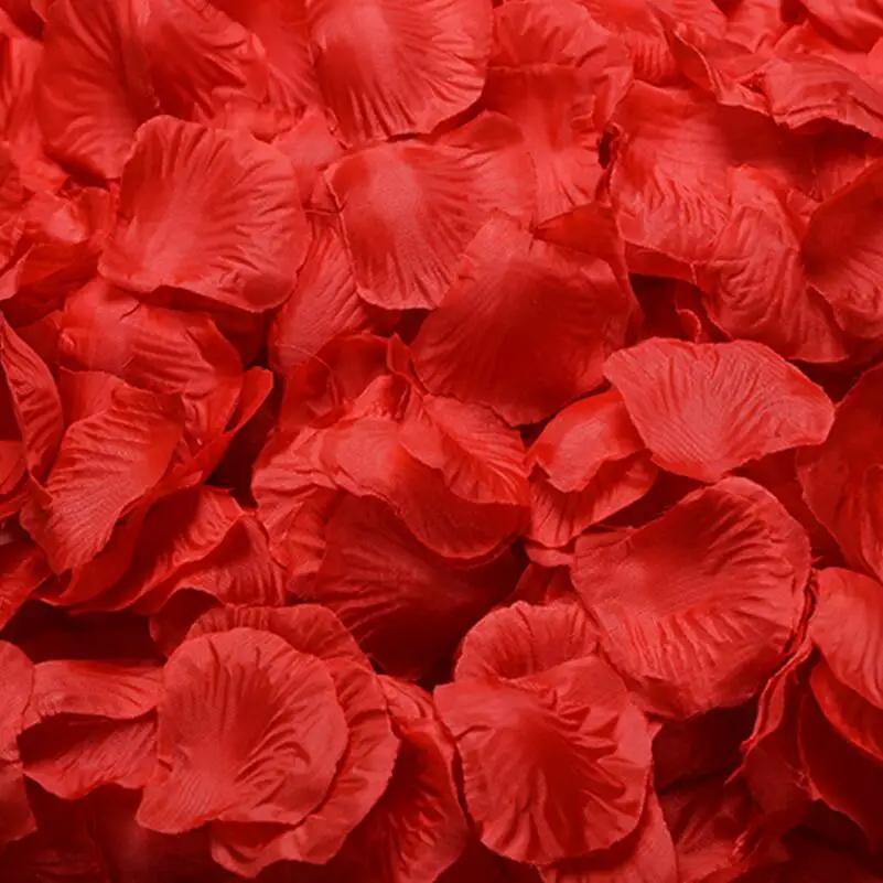 

1000 Pieces Artificial Rose Petals Wedding Props Hand Sprinkling Flowers Wedding Room Decoration Wedding Carpet Flowers