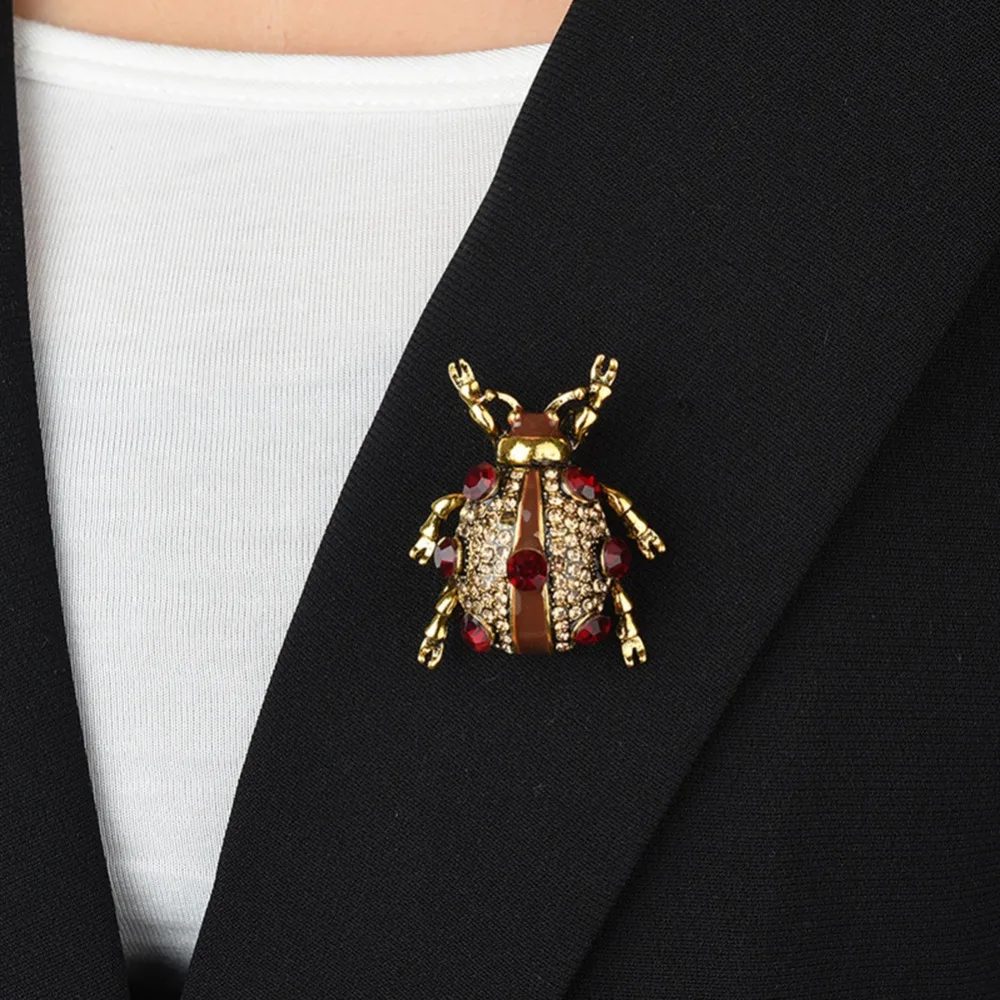 Унисекс насекомых Брошь Pin Для женщин и мужчин Jewelry милый маленький значки Модные