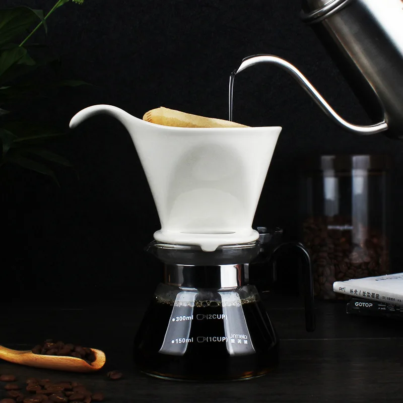 Керамическая чашка фильтр для кофе V60 эспрессо оригами аксессуары кофе|Фильтры