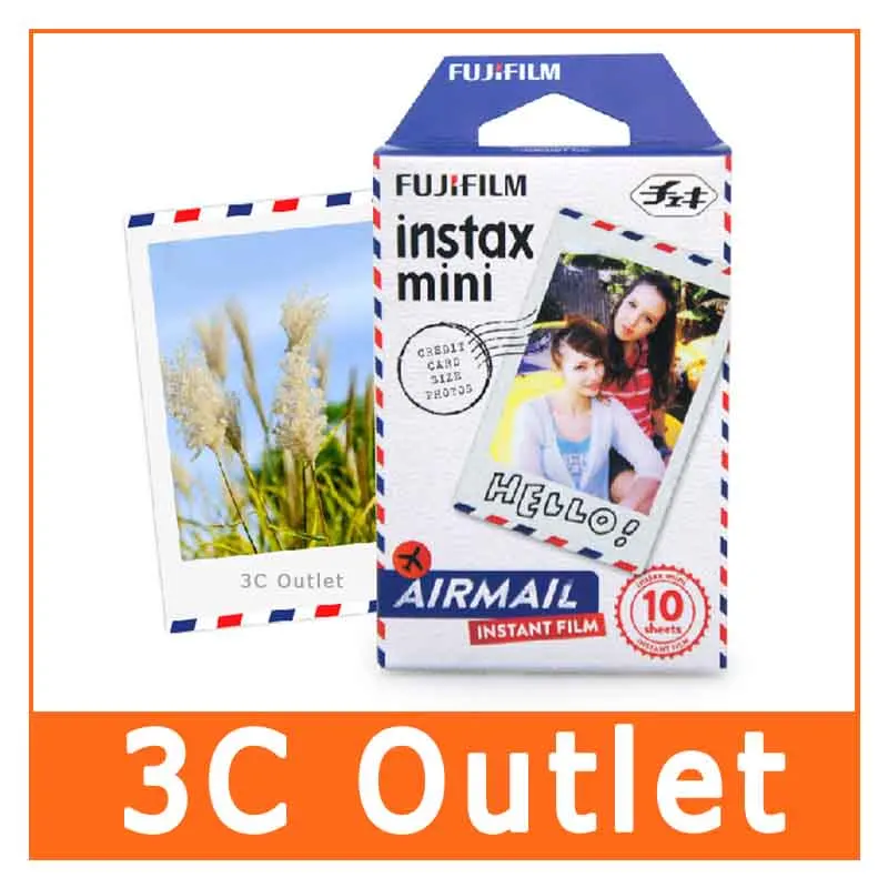 Оптовая продажа 100% оригинал Fujifilm Instax Airmail Мини пленка для камера Mini8 7 s 25 50 70 90 SP 1