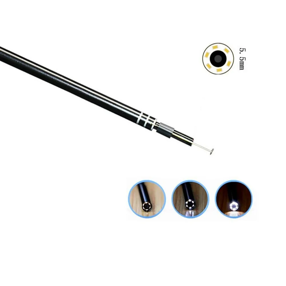 2 In 1 Multifunctional USB Ear Cleaning Tool HD Visual Spoon Earpick With Mini Camera Care Tools | Красота и здоровье