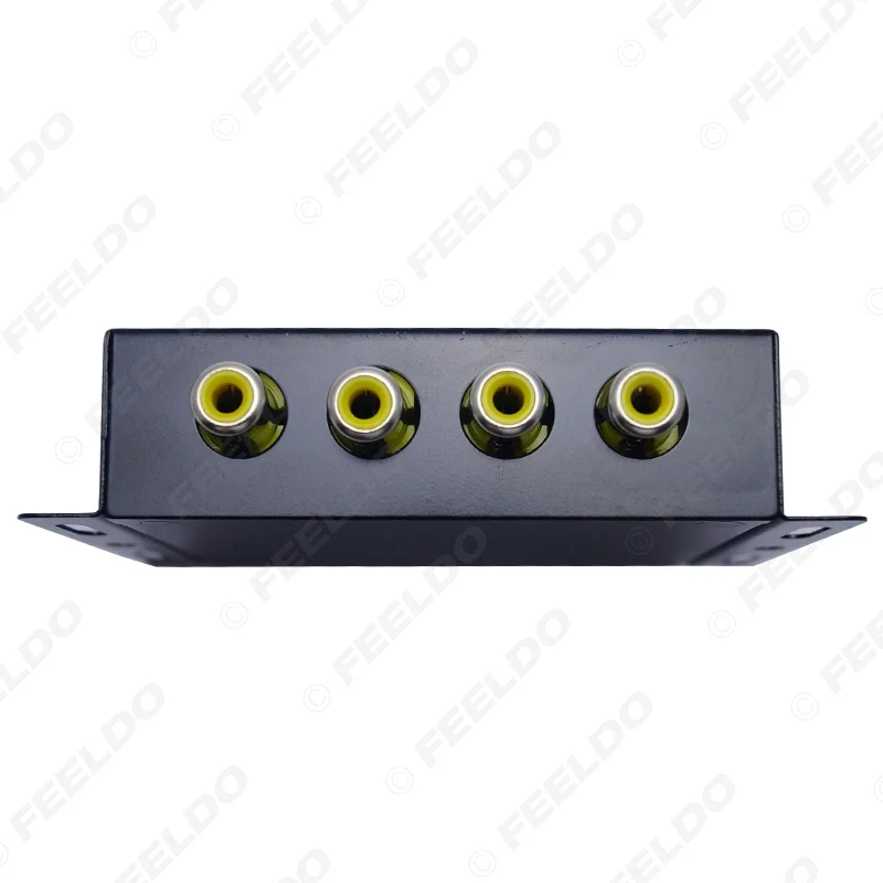 FEELDO DC 12V Car Auto 1 to 8 Output Video Spliter Signal Part For DVD/LCD/TV #CT-4499 | Автомобили и мотоциклы