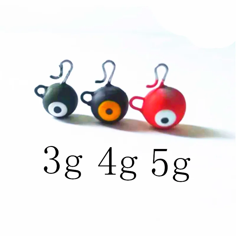 5 шт. 3g 4g 5g ловля джиг-головки вес матч кривошипно крюк свинцовый грузик карп