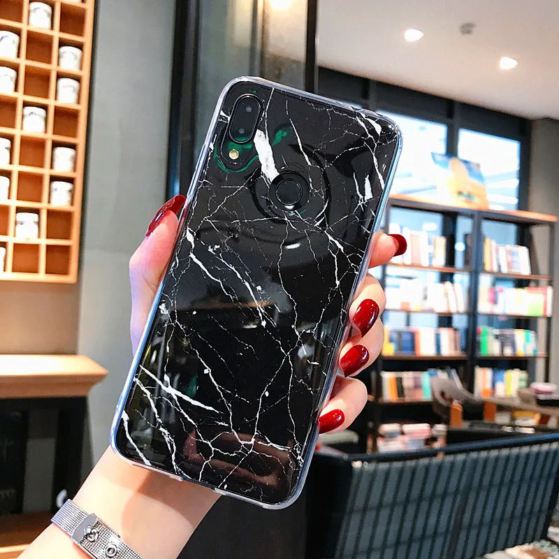 Мраморный чехол для телефона Xiao mi Red Note 7 6 5 Pro Чехол из мягкого ТПУ силикона IMD