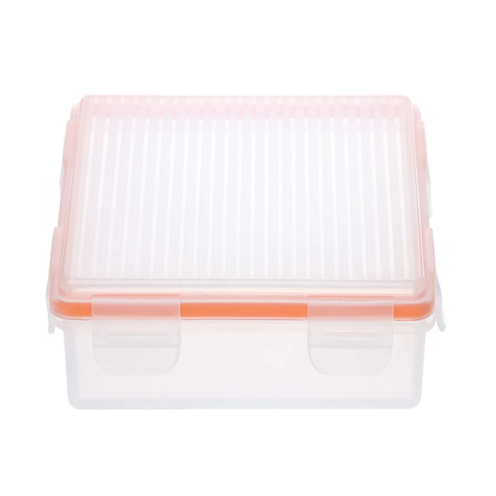 Портативный прозрачный пластиковый чехол держатель для 4 аккумуляторов 18650|case