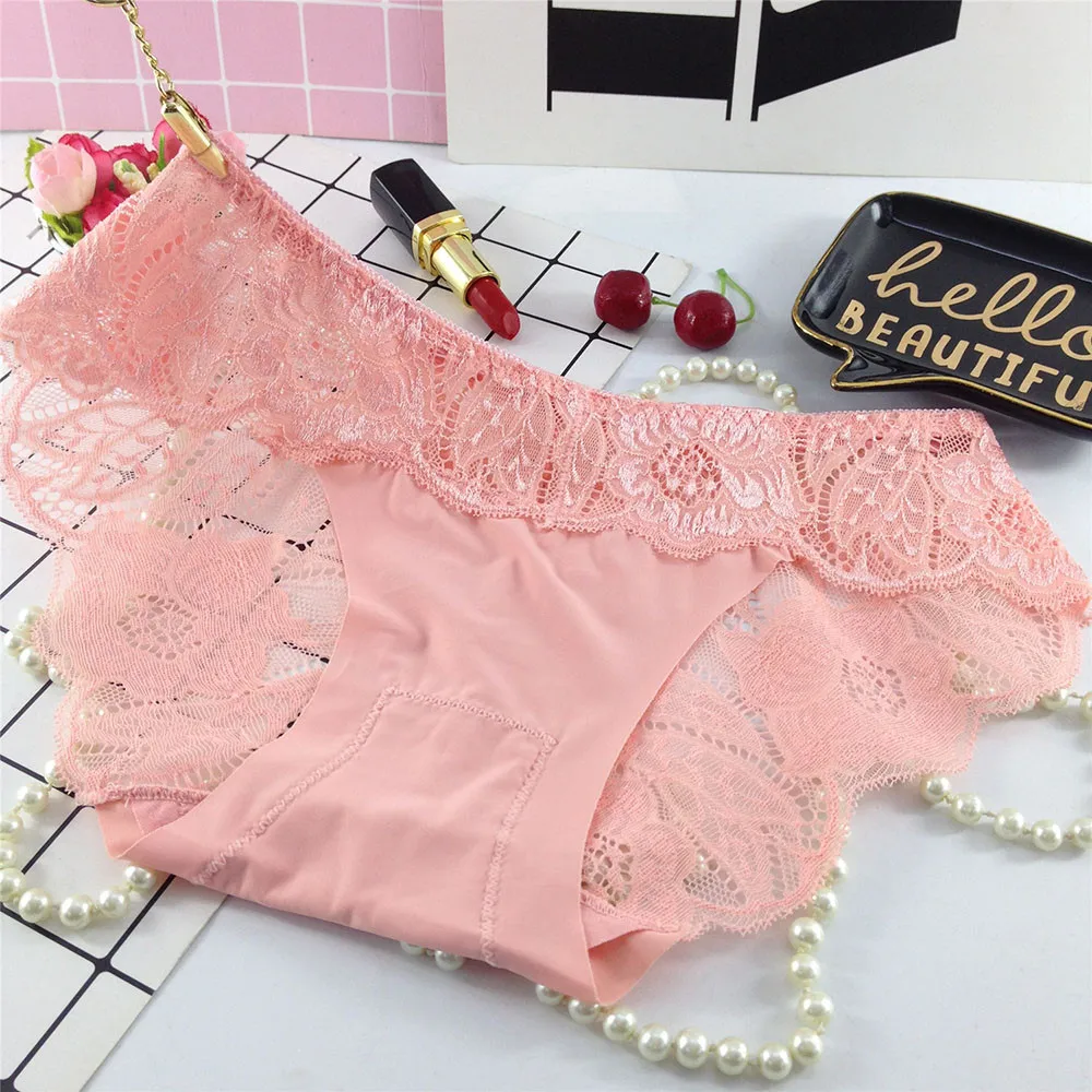 Женское кружевное нижнее белье бесшовные трусы с арбузом очаровательное дамское