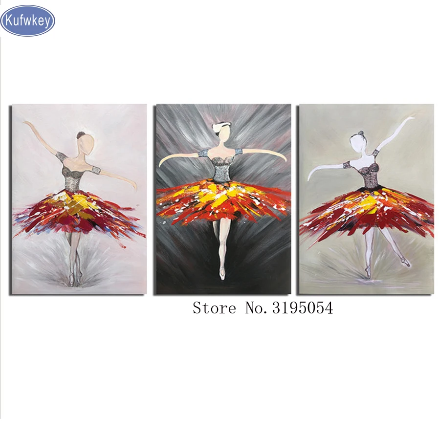 3 шт. алмазная вышивка балетные танцоры | Дом и сад