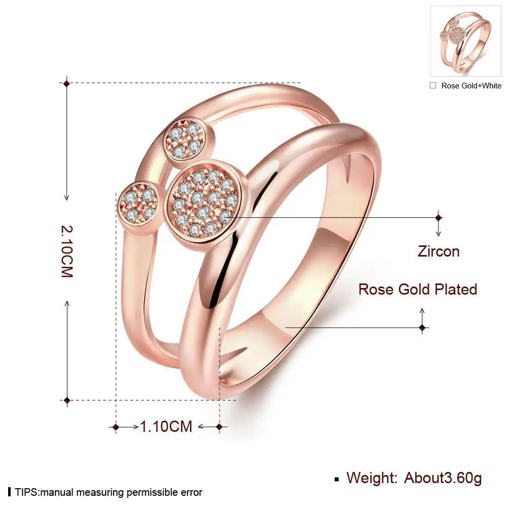 Модные золотые Цвет кубического циркония милый Микки Мышь Кольца cincin hadiah пирсинг