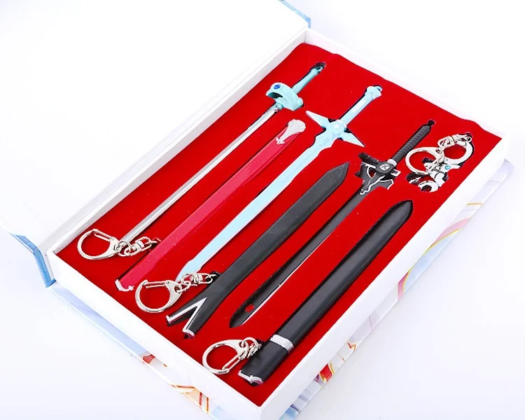 Кисточки набор из 7 шт обувь для вечеринки в Стиле косплей Sword Art Online Косплей SAO Kirito