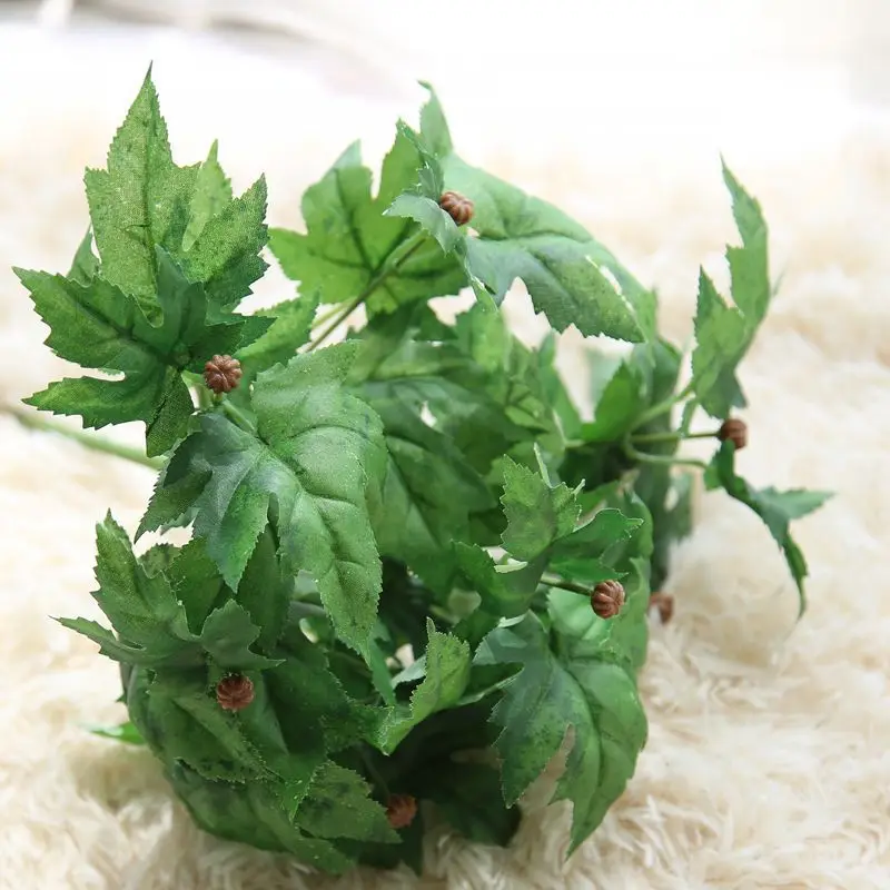 Маленький эмулирующий бонсай 1 букет зеленые листья растений декоративные яркие