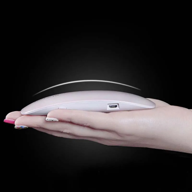 

Mybormula SUNmini UV Led Lamp White Pink Nail Dryer Portable USB Cable 6W 45s/60s Timer For Gift Home Use Gel Nail Polish Dryer