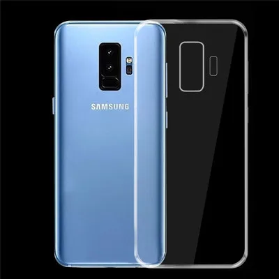 Ультратонкий Прозрачный мягкий чехол из ТПУ для Samsung Galaxy S9 S9Plus Силиконовые тонкие
