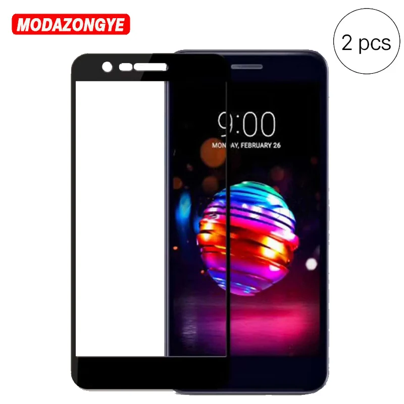 Закаленное стекло для LG K10 2018 защита экрана полное покрытие LGK10 K 10 защитное 5 3