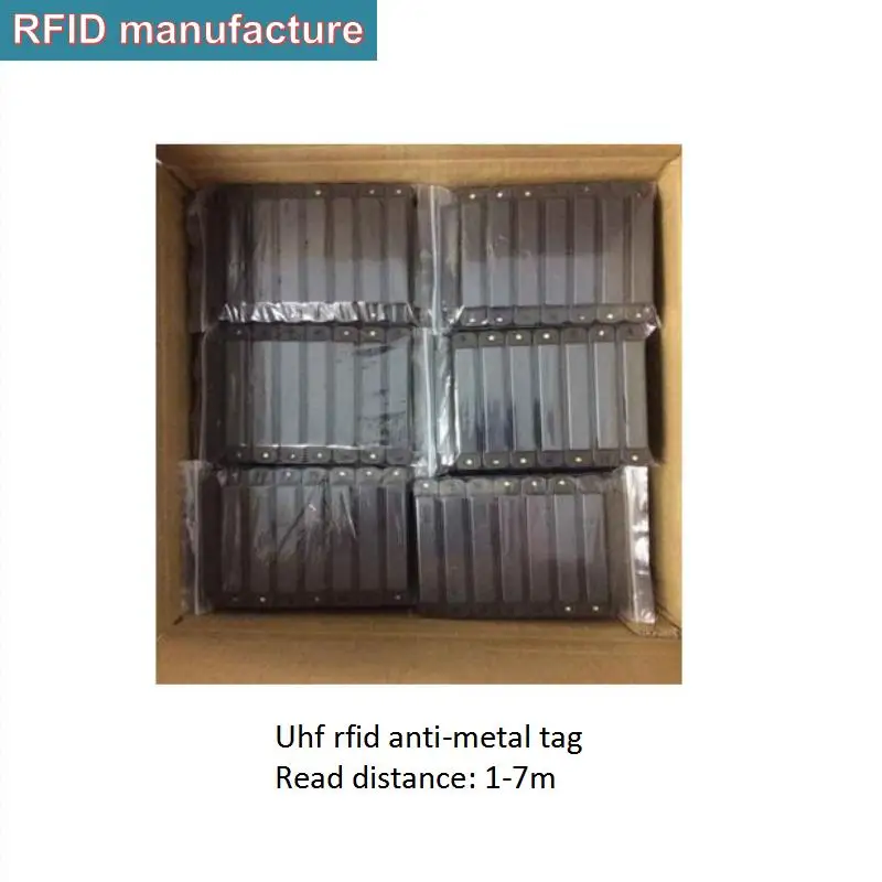 

860~960Mhz rfid uhf anti metal tag with alien h3 chip rfid uhf long read range 1-25m for warehouse pallet vehicle management