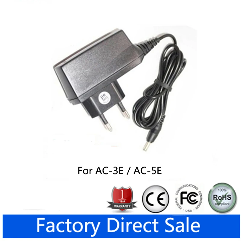 Зарядное устройство 5 В для Nokia AC-3E 5700XM 5800XM 6070 6080 6085 6086 6101 6110N 6103 6120C 6121C, европейская вилка