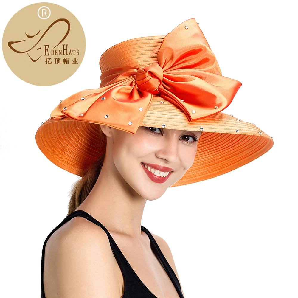 Wholesale High Quality Women fashion hats for weddings Party Casual bowknot cap S10-4268 royal weddings