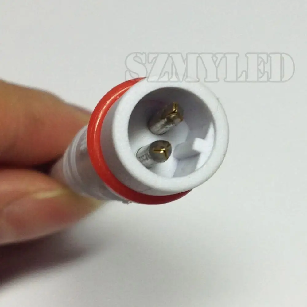10 пар в комплекте; белая 2pin Водонепроницаемый кабель 40 см 220 V соединительный кабель для светодиодной для СОЕДИНИТЕЛЬ светодиодной лампы IP68 подводный Водонепроницаемый