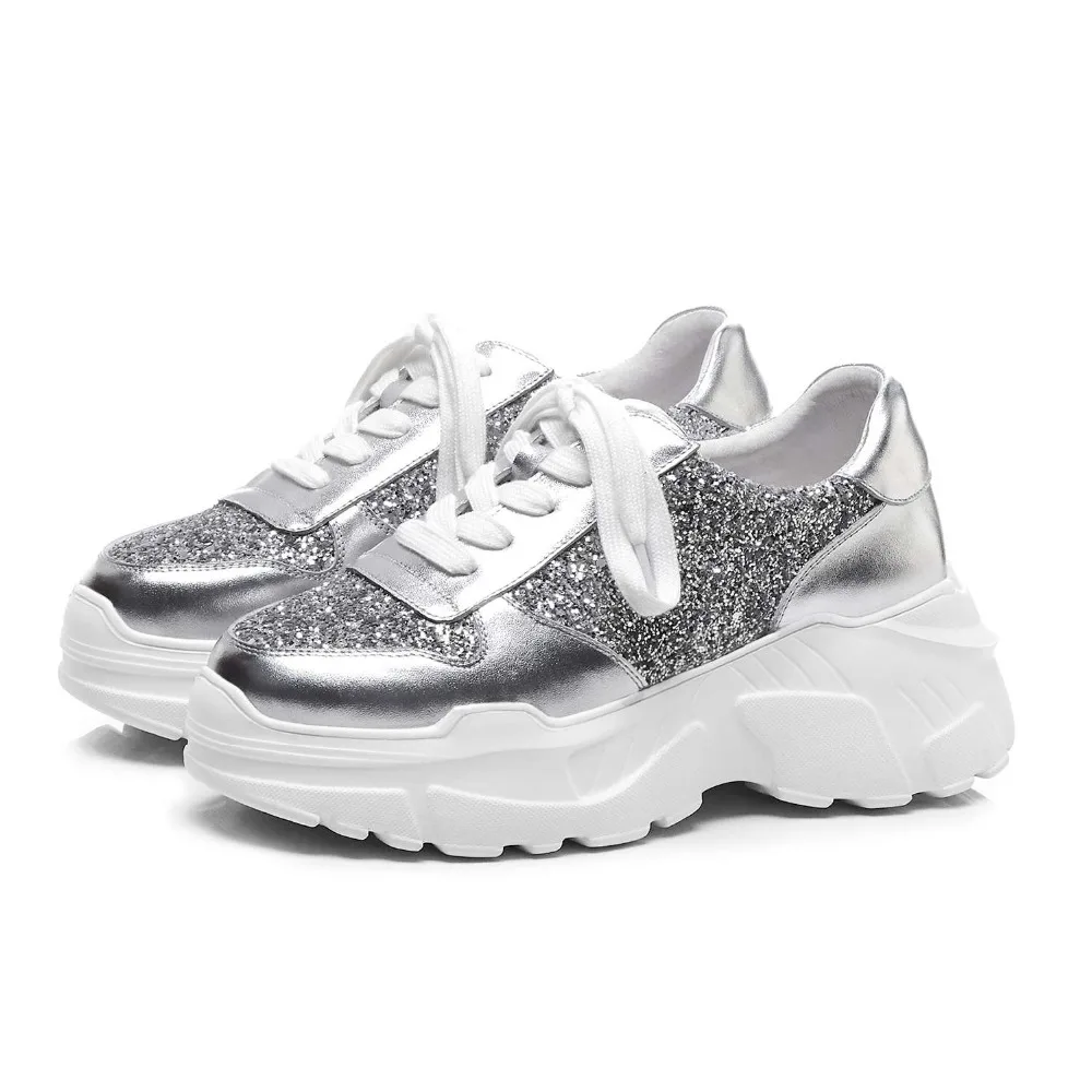 

Vichelo Hot silver natural leather lace up sneakers high bottom waterproof high quality European designer vulcanized shoes L11