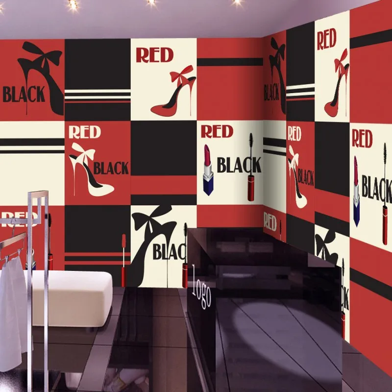 

Custom photo wallpaper Personalized hand painted fashion trend shopping mall mural corridor restaurant background wallpaper