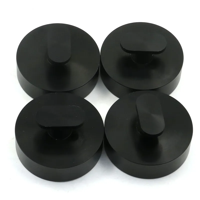 (4) Black Billet Aluminum Jacking Pad Pucks Tool kit for C7 Corvette Stingray Z06 and Grand Sport 2014 - 2018 2015 2016 2017 |