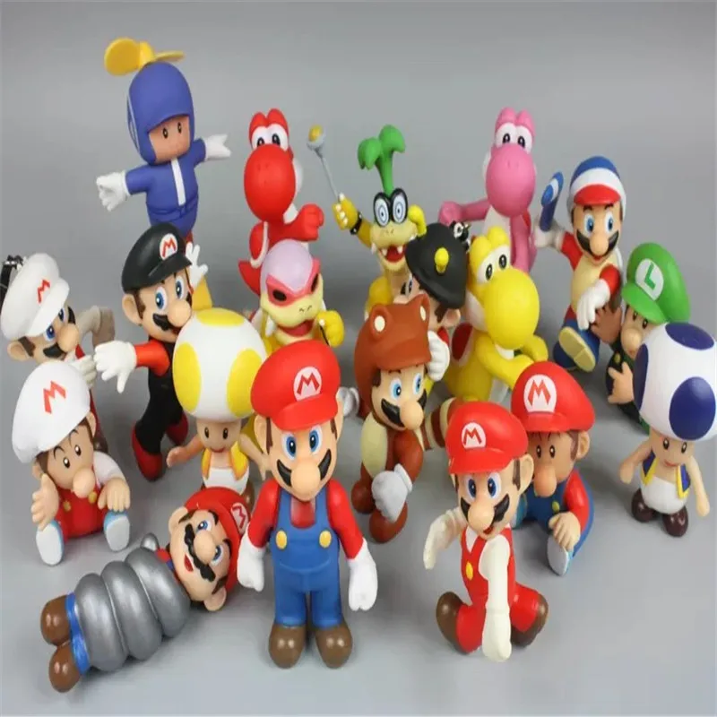 AOSST 13 см Супер Марио куклы игрушки Аниме Mario Bros Боузер Луиджи Купа гриб персик Одиссея ПВХ фигурка модель куклы игрушка