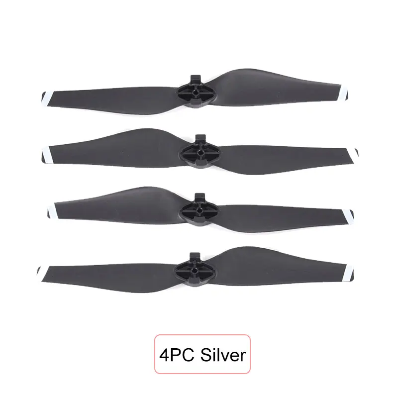 4 PC Silver Sunnylife 4 шт. 5332S 2 пары для DJI Mavic Air Propeller(белая полоса) лезвие опора для DJI Mavic Air Drone аксессуары - Цвет: 4 PC Silver