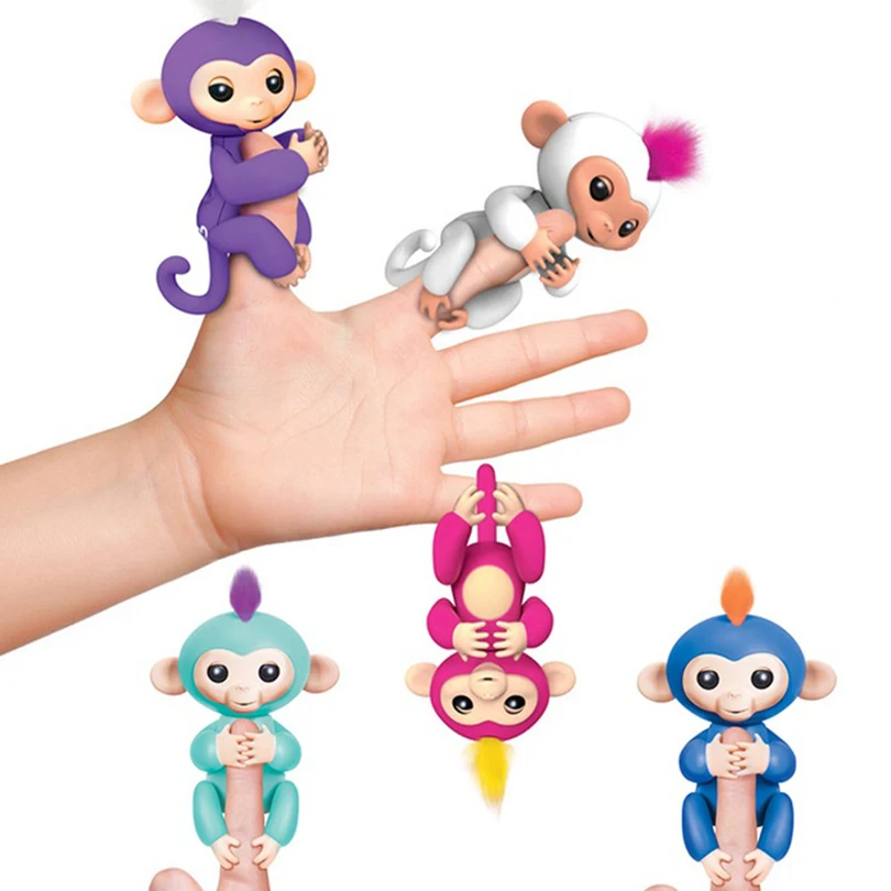 

WowWee License Fingerlings 2019 Monkey Finger Baby Monkey Interactive Baby Pet Intelligent Toy Tip Monkey Finger monkey ZT008